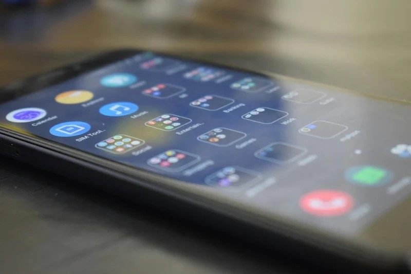 Smartphone apps screen